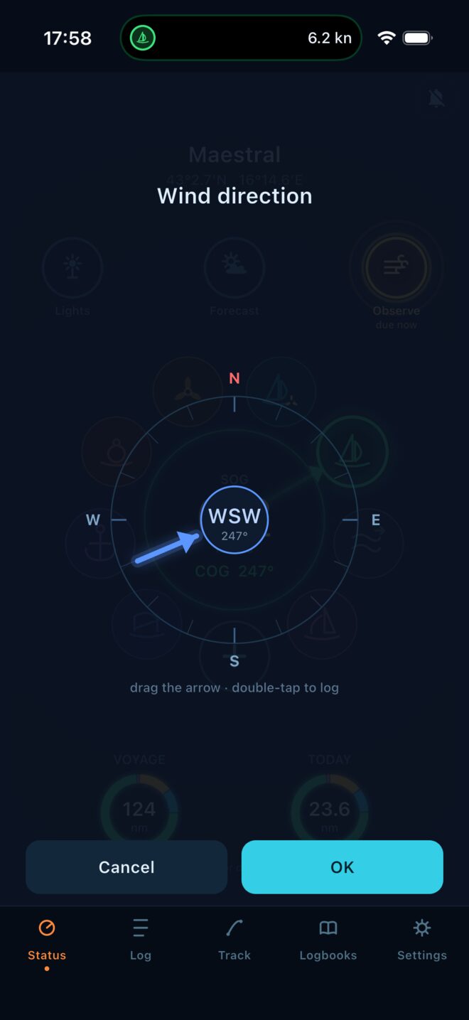 Wind direction